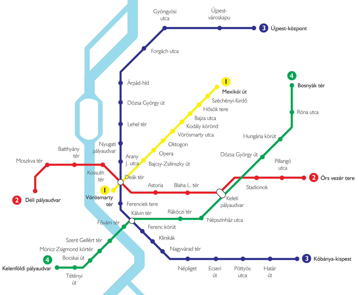 metróhálózat térkép budapest napiTopik: Átadták a 4 es metróvonalat metróhálózat térkép budapest
